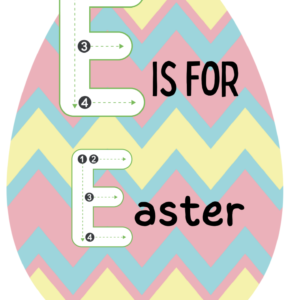 E is for Easter - Printable Booklet