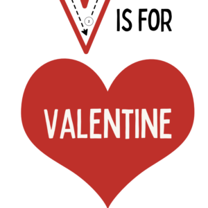 V is for Valentine - Printable Booklet