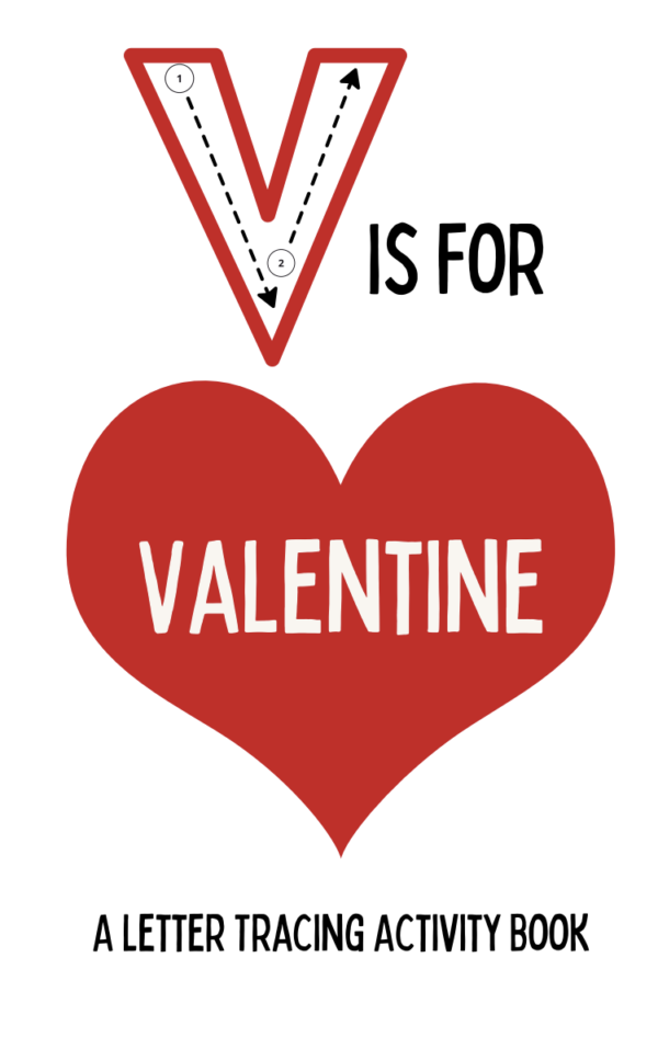 V is for Valentine - Printable Booklet